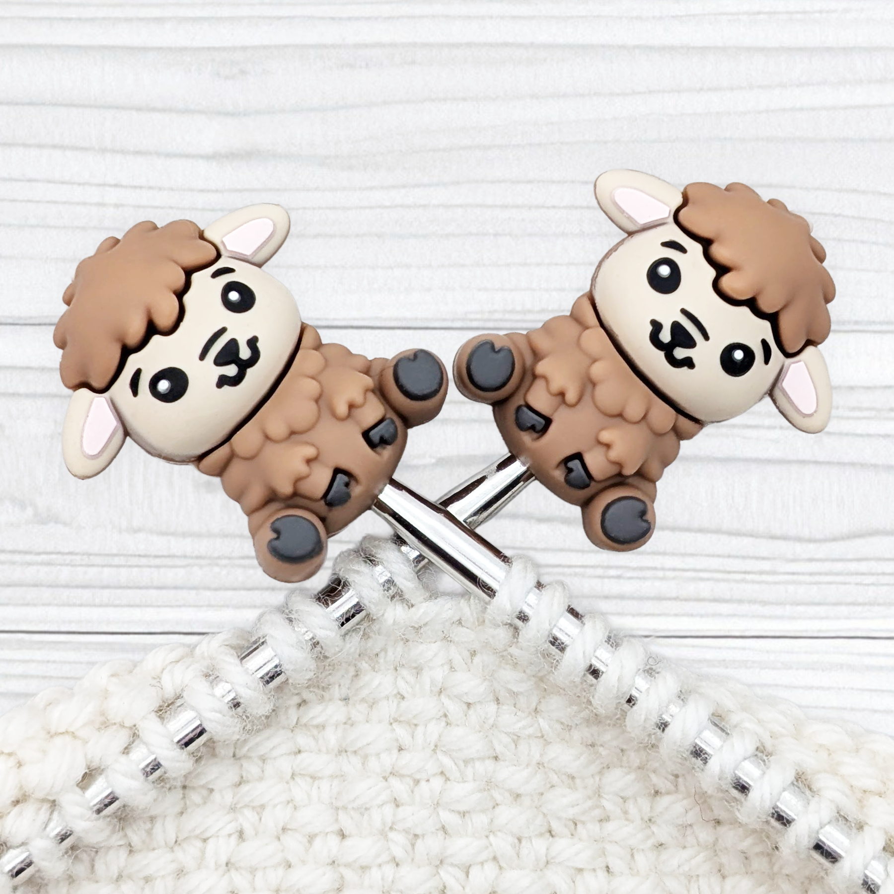 Feelish Sheepish Stitch Stoppers in Cappuccino