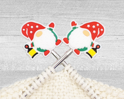 Winter Gnome Stitch Stoppers for Christmas Knitting