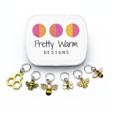 Honey Bee Stitch Markers | Gift for Gardeners