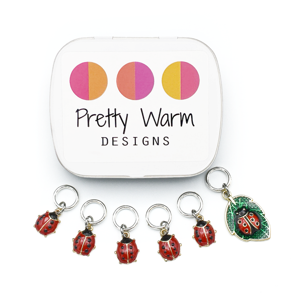 Ladybug Stitch Markers | Gift for Mom
