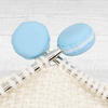 Blueberry Macaron Stitch Stoppers for Knitting