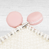 Rose Strawberry Macaron Stitch Stoppers for Knitting