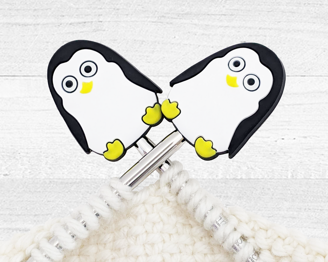 Penguin Pals Stitch Stoppers by Pretty Warm Designs