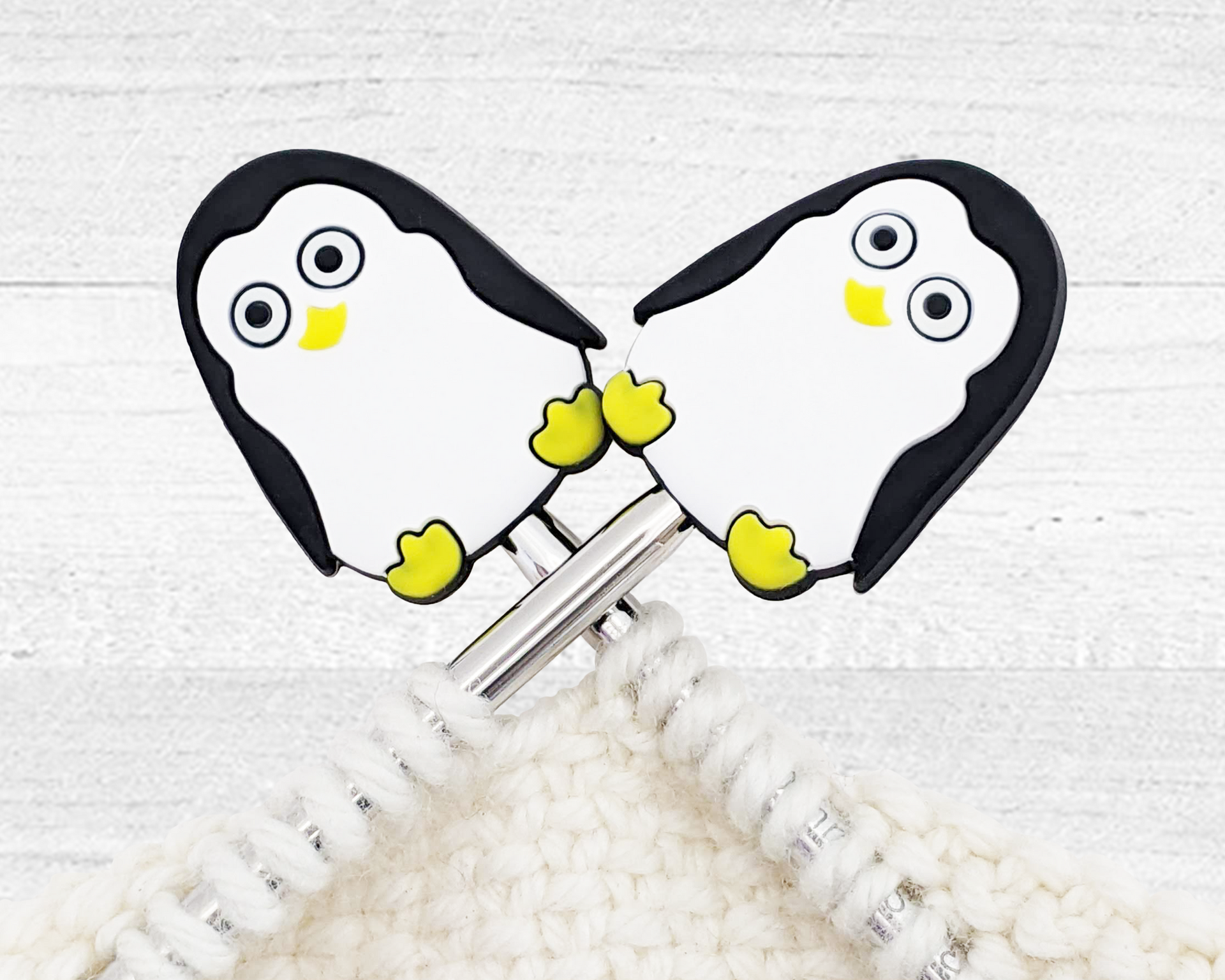 Penguin Pals Stitch Stoppers by Pretty Warm Designs