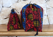Royal Oyster Drawstring and Zipper Project Bags - Side