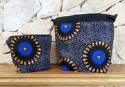 Starry Night Zipper and Drawstring Project Bags - Front