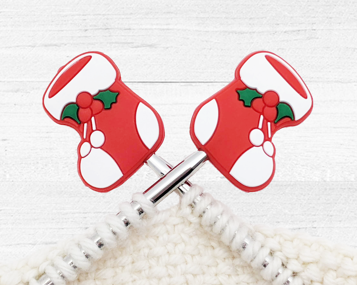 Christmas stocking stitch stoppers for knitting accessories gift