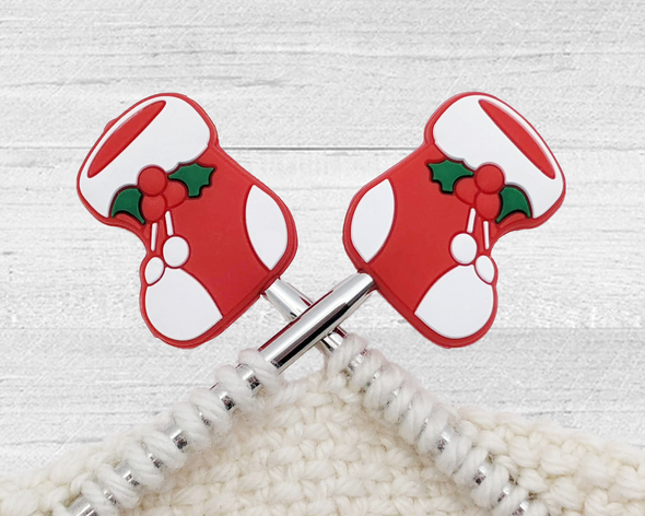 Christmas stocking stitch stoppers for knitting accessories gift