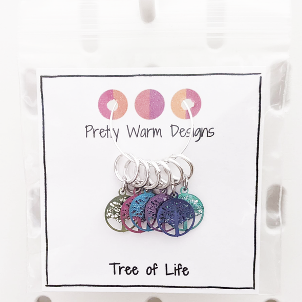 Tree of Life Stitch Markers | Knitting Notions