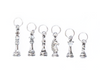 Set of 6 Chess Master Stitch Markers - Silver