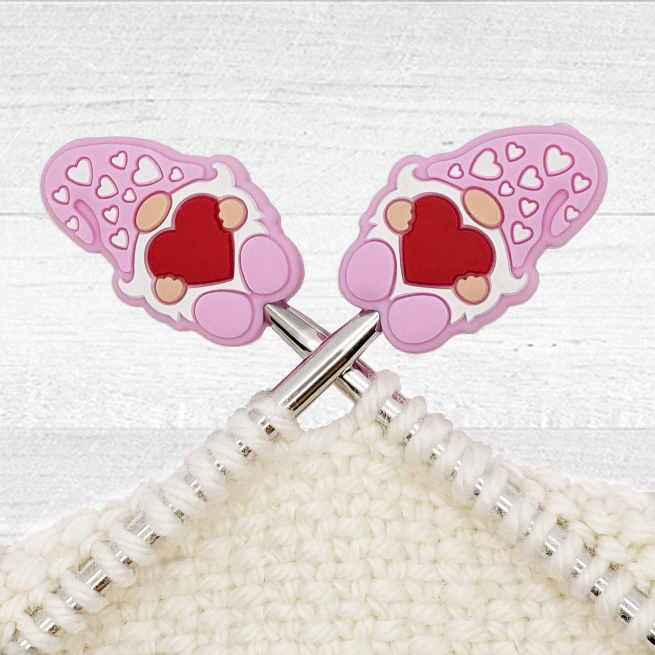 Valentine Gnome Stitch Stoppers