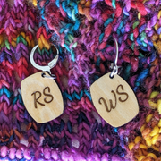 back side of Wine Lover RS/WS stitch marker set