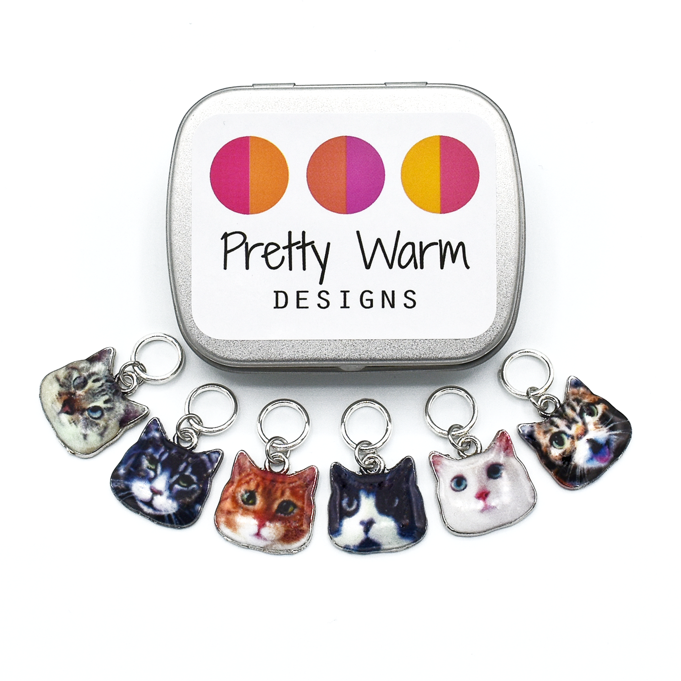 Cats Ring Stitch Markers