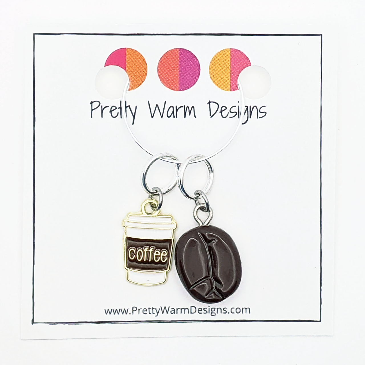 Duos: Coffee + Bean Stitch Markers