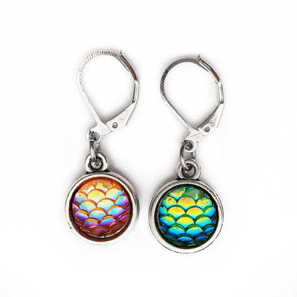 Dragon Scales and Mermaid Tails Crochet Stitch Markers | Gift for Friends