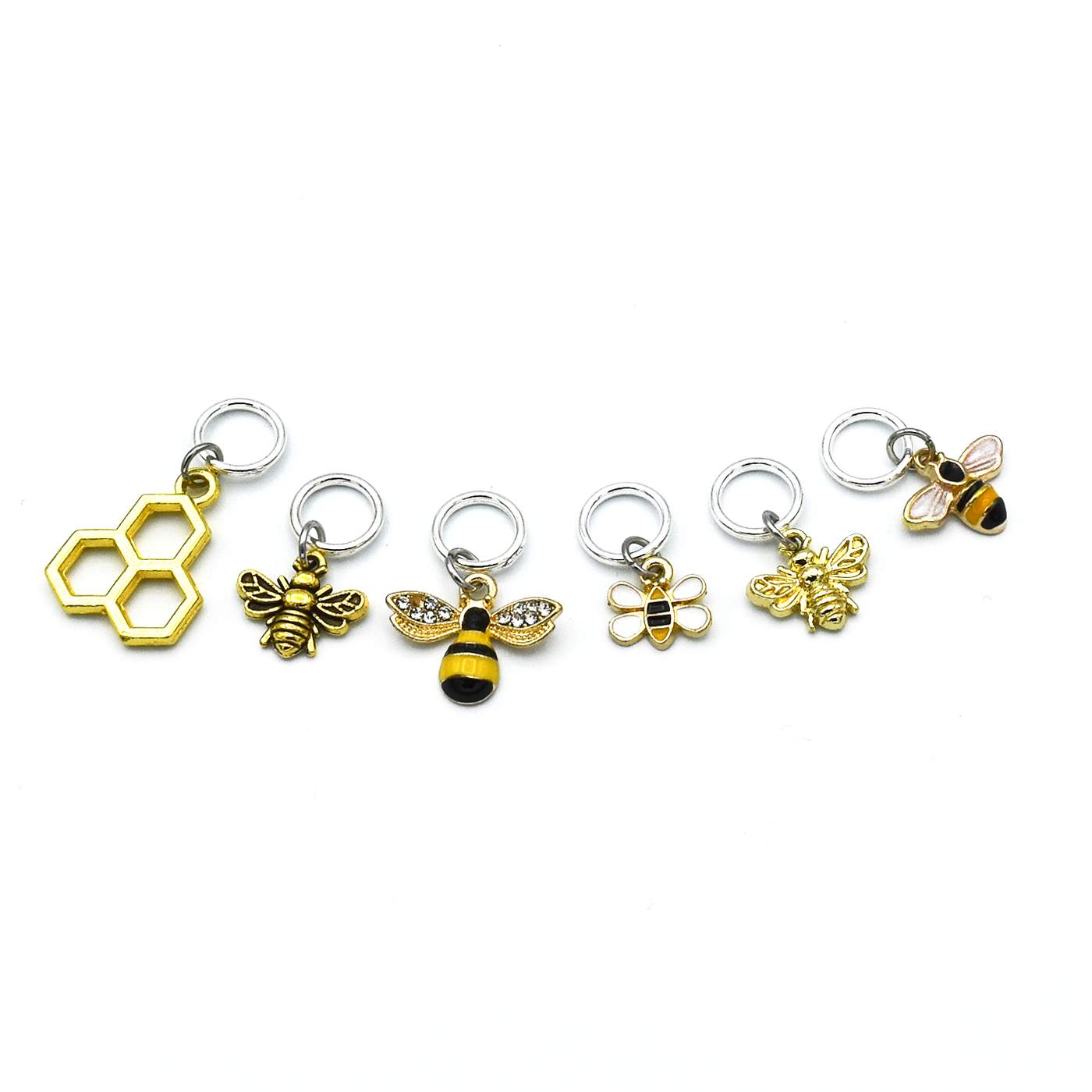  Cute Owls Ring Stitch Markers for Knitting With Storage Case, Handmade by Pretty Warm Designs