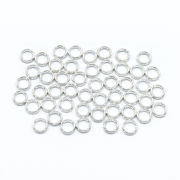 Set of 50 mini ring stitch markers for knitting by Pretty Warm Designs