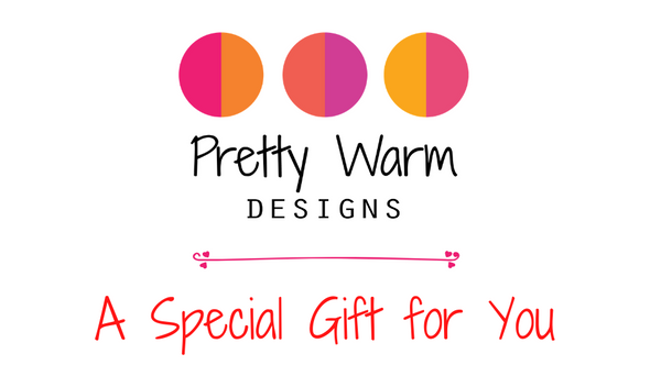 Gift Card for online shopping from Pretty Warm Designs