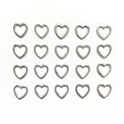 20 small heart stitch markers sold by Pretty Warm Designs Inc.
