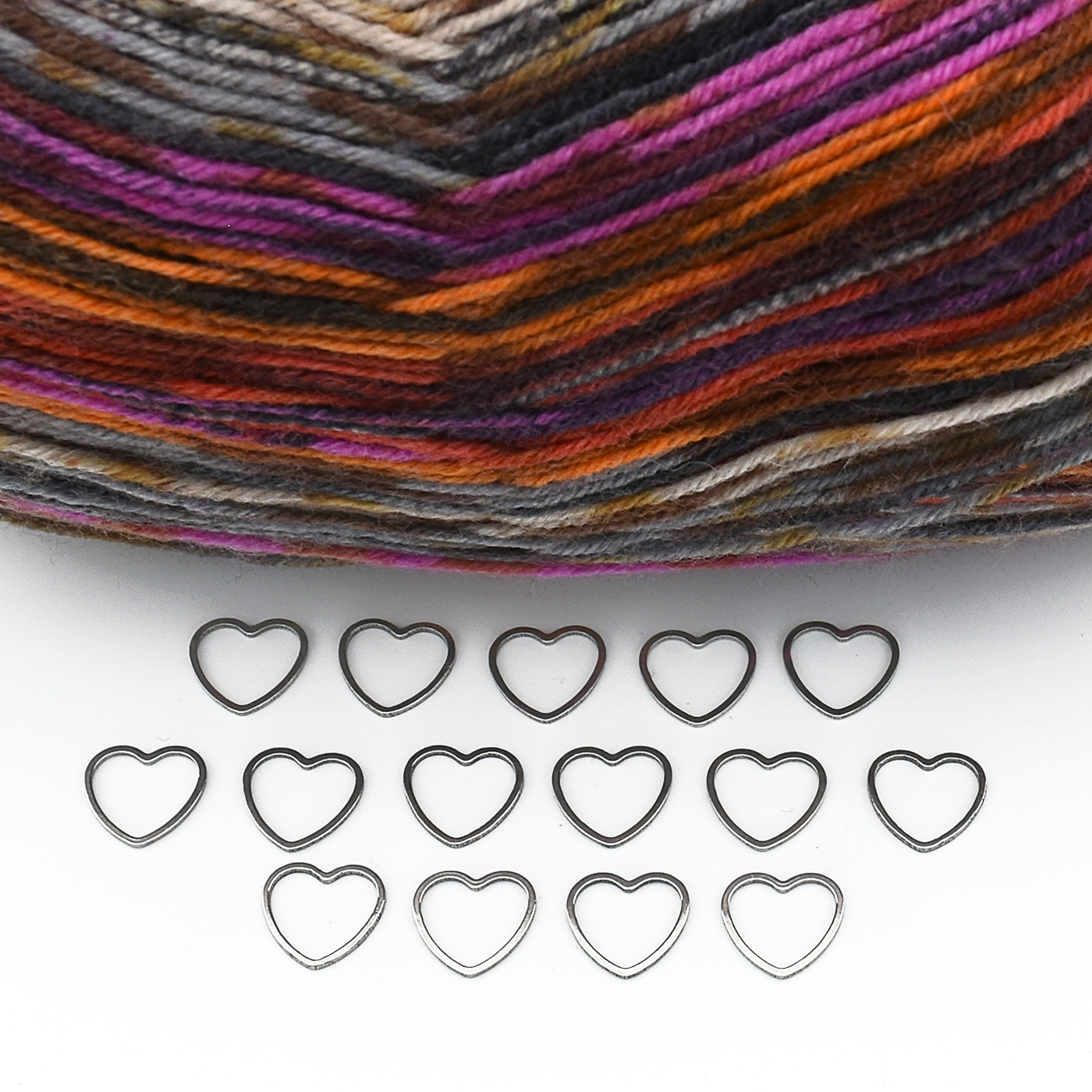 Heart Ring Stitch Markers  Knitting – Pretty Warm Designs